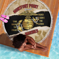 Montfort Point Marines Beach Blanket African American First To Fight Prejudice