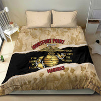 Montfort Point Marines Bedding Set African American First To Fight Prejudice