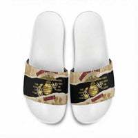Montfort Point Marines Slide Sandals African American First To Fight Prejudice