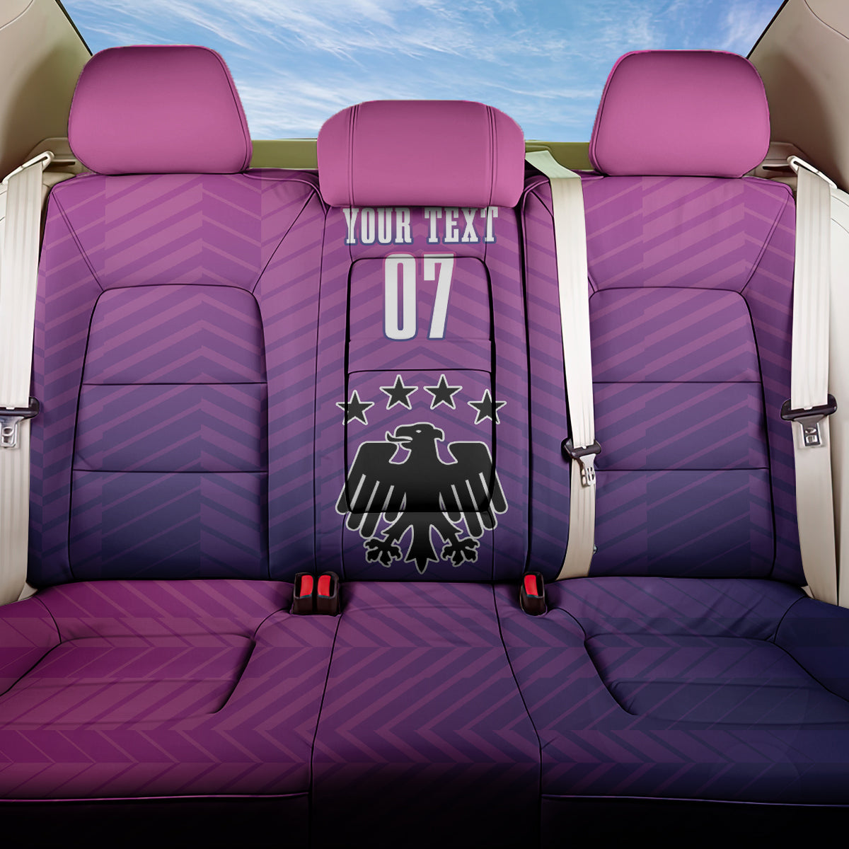Germany Football Back Car Seat Cover Nationalelf Pink Revolution