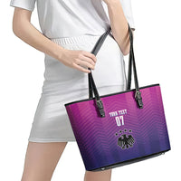 Germany Football Leather Tote Bag Nationalelf Pink Revolution - Wonder Print Shop