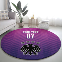 Germany Football Round Carpet Nationalelf Pink Revolution