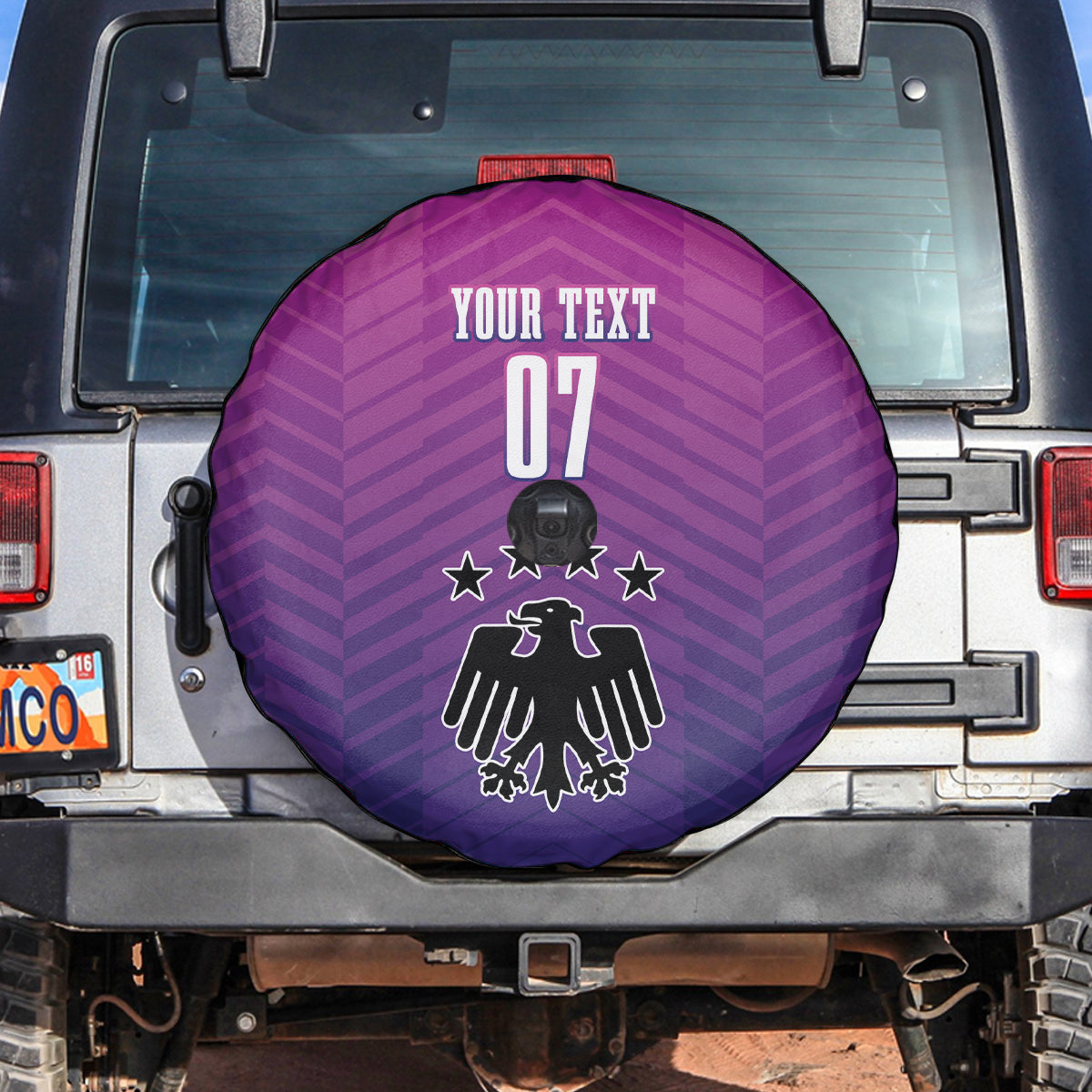 Germany Football Spare Tire Cover Nationalelf Pink Revolution