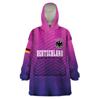 Germany Football Wearable Blanket Hoodie Nationalelf Pink Revolution - Wonder Print Shop