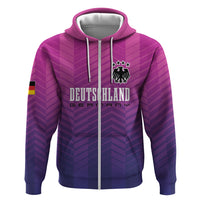 Germany Football Zip Hoodie Nationalelf Pink Revolution - Wonder Print Shop