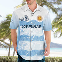 Argentina Rugby Los Pumas Custom Hawaiian Shirt Traditional Colors - Wonder Print Shop