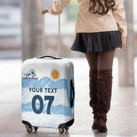 Argentina Rugby Los Pumas Custom Luggage Cover Traditional Colors - Wonder Print Shop