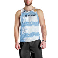 Argentina Rugby Los Pumas Custom Men Tank Top Traditional Colors - Wonder Print Shop