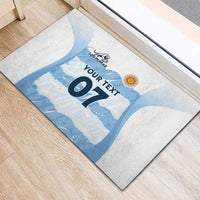 Argentina Rugby Los Pumas Custom Rubber Doormat Traditional Colors - Wonder Print Shop