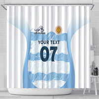 Argentina Rugby Los Pumas Custom Shower Curtain Traditional Colors - Wonder Print Shop