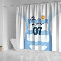 Argentina Rugby Los Pumas Custom Shower Curtain Traditional Colors - Wonder Print Shop