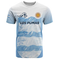 Argentina Rugby Los Pumas Custom T Shirt Traditional Colors - Wonder Print Shop