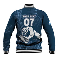 Argentina Rugby Los Pumas Custom Baseball Jacket Laurel Wreath Inspired - Wonder Print Shop