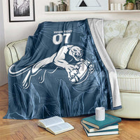 Argentina Rugby Los Pumas Custom Blanket Laurel Wreath Inspired - Wonder Print Shop