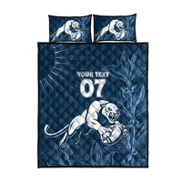 Argentina Rugby Los Pumas Custom Quilt Bed Set Laurel Wreath Inspired - Wonder Print Shop
