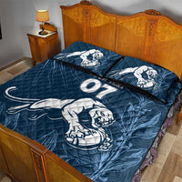 Argentina Rugby Los Pumas Custom Quilt Bed Set Laurel Wreath Inspired - Wonder Print Shop