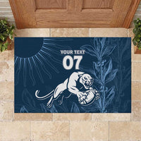Argentina Rugby Los Pumas Custom Rubber Doormat Laurel Wreath Inspired - Wonder Print Shop