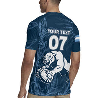 Argentina Rugby Los Pumas Custom Rugby Jersey Laurel Wreath Inspired - Wonder Print Shop