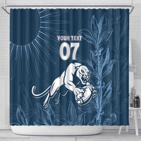Argentina Rugby Los Pumas Custom Shower Curtain Laurel Wreath Inspired - Wonder Print Shop