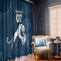 Argentina Rugby Los Pumas Custom Window Curtain Laurel Wreath Inspired - Wonder Print Shop