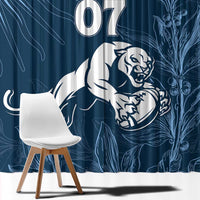Argentina Rugby Los Pumas Custom Window Curtain Laurel Wreath Inspired - Wonder Print Shop
