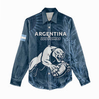 Argentina Rugby Los Pumas Custom Women Casual Shirt Laurel Wreath Inspired - Wonder Print Shop