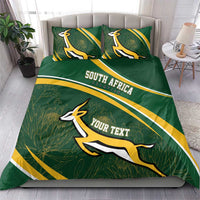 South Africa Rugby Personalized Bokke Bedding Set Springboks - Stronger Together - Wonder Print Shop
