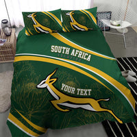 South Africa Rugby Personalized Bokke Bedding Set Springboks - Stronger Together - Wonder Print Shop