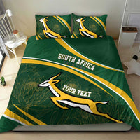 South Africa Rugby Personalized Bokke Bedding Set Springboks - Stronger Together - Wonder Print Shop