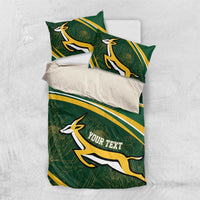 South Africa Rugby Personalized Bokke Bedding Set Springboks - Stronger Together - Wonder Print Shop