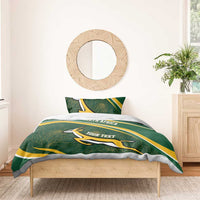 South Africa Rugby Personalized Bokke Bedding Set Springboks - Stronger Together - Wonder Print Shop