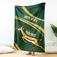 South Africa Rugby Personalized Bokke Blanket Springboks - Stronger Together - Wonder Print Shop