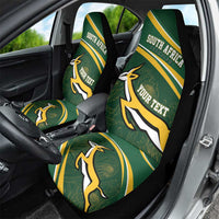 South Africa Rugby Personalized Bokke Car Seat Cover Springboks - Stronger Together - Wonder Print Shop