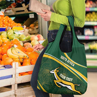 South Africa Rugby Personalized Bokke Grocery Bag Springboks - Stronger Together - Wonder Print Shop