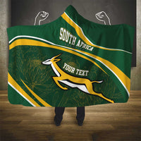 South Africa Rugby Personalized Bokke Hooded Blanket Springboks - Stronger Together - Wonder Print Shop