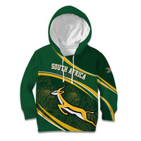 South Africa Rugby Personalized Bokke Kid Hoodie Springboks - Stronger Together - Wonder Print Shop