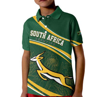 South Africa Rugby Personalized Bokke Kid Polo Shirt Springboks - Stronger Together - Wonder Print Shop