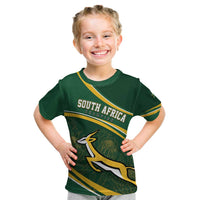 South Africa Rugby Personalized Bokke Kid T Shirt Springboks - Stronger Together - Wonder Print Shop