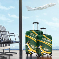 South Africa Rugby Personalized Bokke Luggage Cover Springboks - Stronger Together - Wonder Print Shop