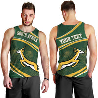 South Africa Rugby Personalized Bokke Men Tank Top Springboks - Stronger Together - Wonder Print Shop