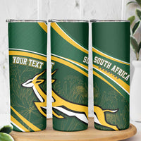 South Africa Rugby Personalized Bokke Skinny Tumbler Springboks - Stronger Together - Wonder Print Shop