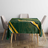 South Africa Rugby Personalized Bokke Tablecloth Springboks - Stronger Together - Wonder Print Shop