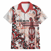 Canada Indigenous Haida Art Personalized Hawaiian Shirt True North