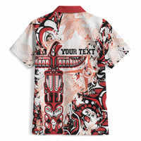 Canada Indigenous Haida Art Personalized Hawaiian Shirt True North