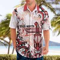 Canada Indigenous Haida Art Personalized Hawaiian Shirt True North