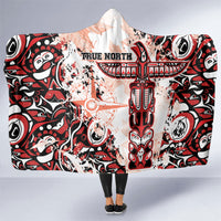 Canada Indigenous Haida Art Hooded Blanket True North