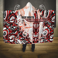 Canada Indigenous Haida Art Hooded Blanket True North