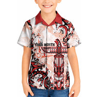 Canada Indigenous Haida Art Personalized Kid Hawaiian Shirt True North