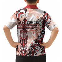Canada Indigenous Haida Art Personalized Kid Hawaiian Shirt True North LT7