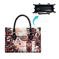 Canada Indigenous Haida Art Leather Bag True North